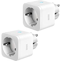 Enchufe Inteligente Zoozee WiFi Enchufe Smart 16A Inteligente Plug Compatible con Google Home Amazon Alexa- App Control…